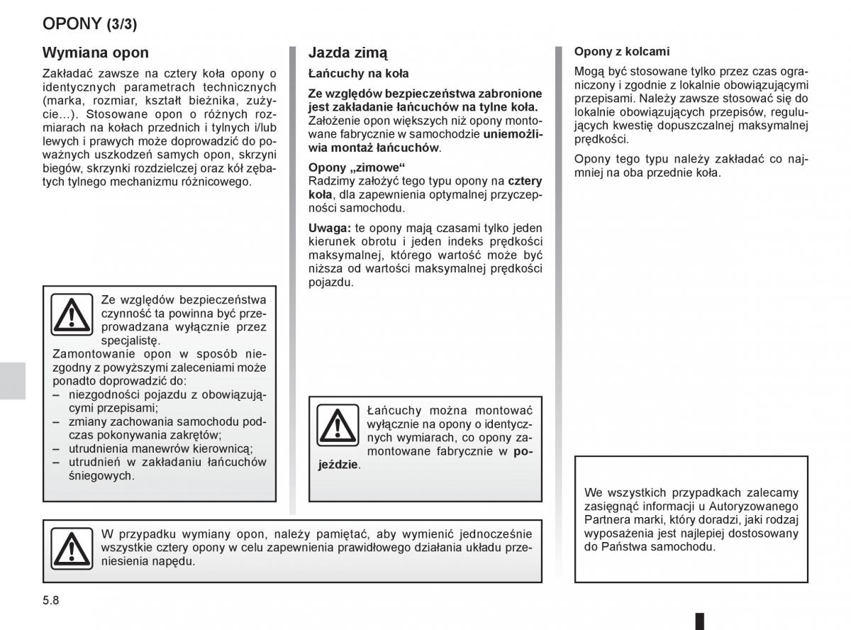 Renault Koleos instrukcja obslugi / page 182