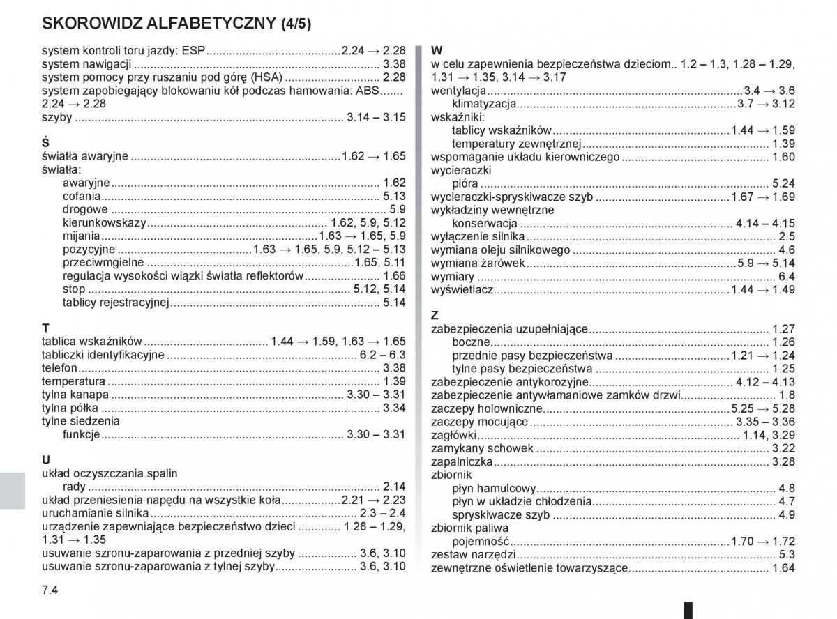 Renault Koleos instrukcja obslugi / page 230