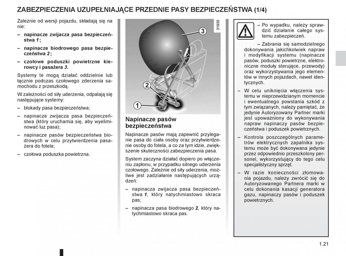 Renault Koleos instrukcja obslugi / page 27