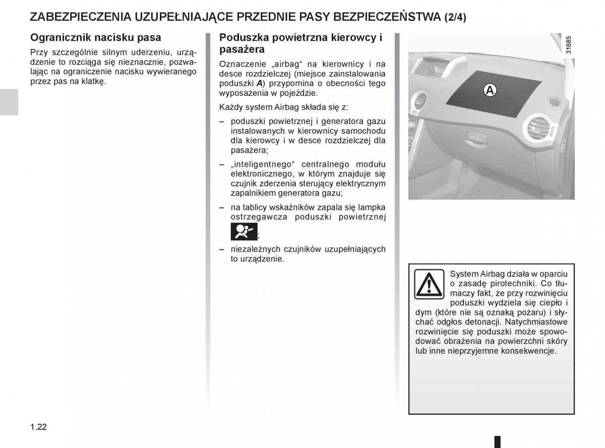 Renault Koleos instrukcja obslugi / page 28