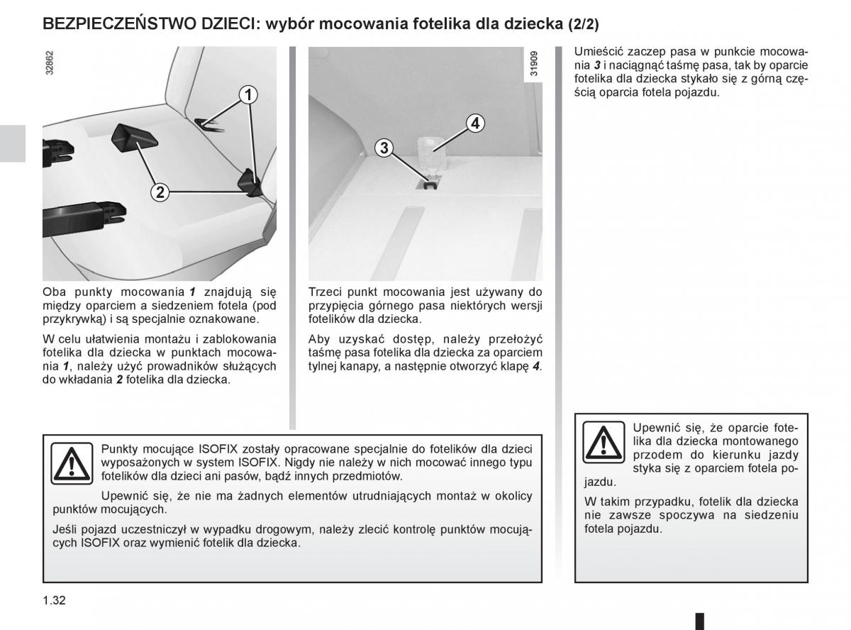 Renault Koleos instrukcja obslugi / page 38