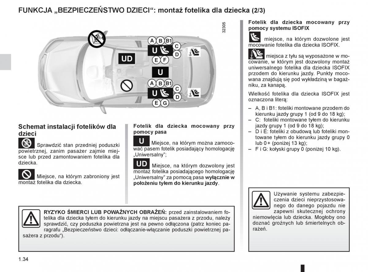 Renault Koleos instrukcja obslugi / page 40