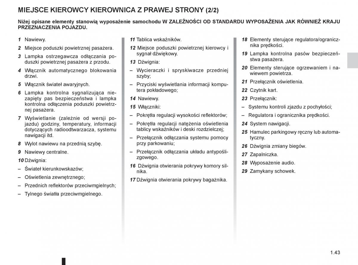 Renault Koleos instrukcja obslugi / page 49