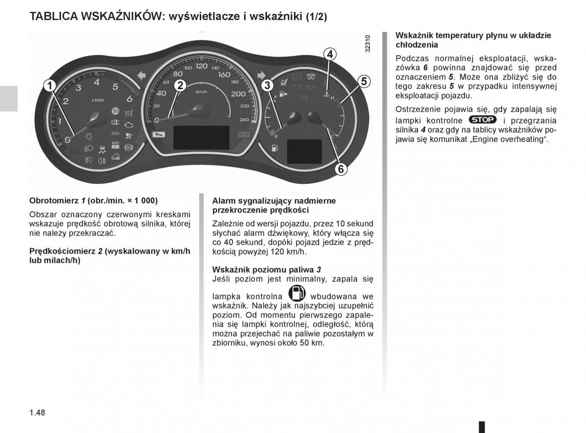 Renault Koleos instrukcja obslugi / page 54