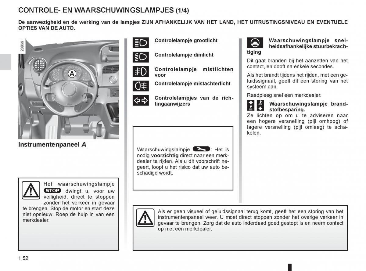 Renault Kangoo II 2 handleiding / page 58