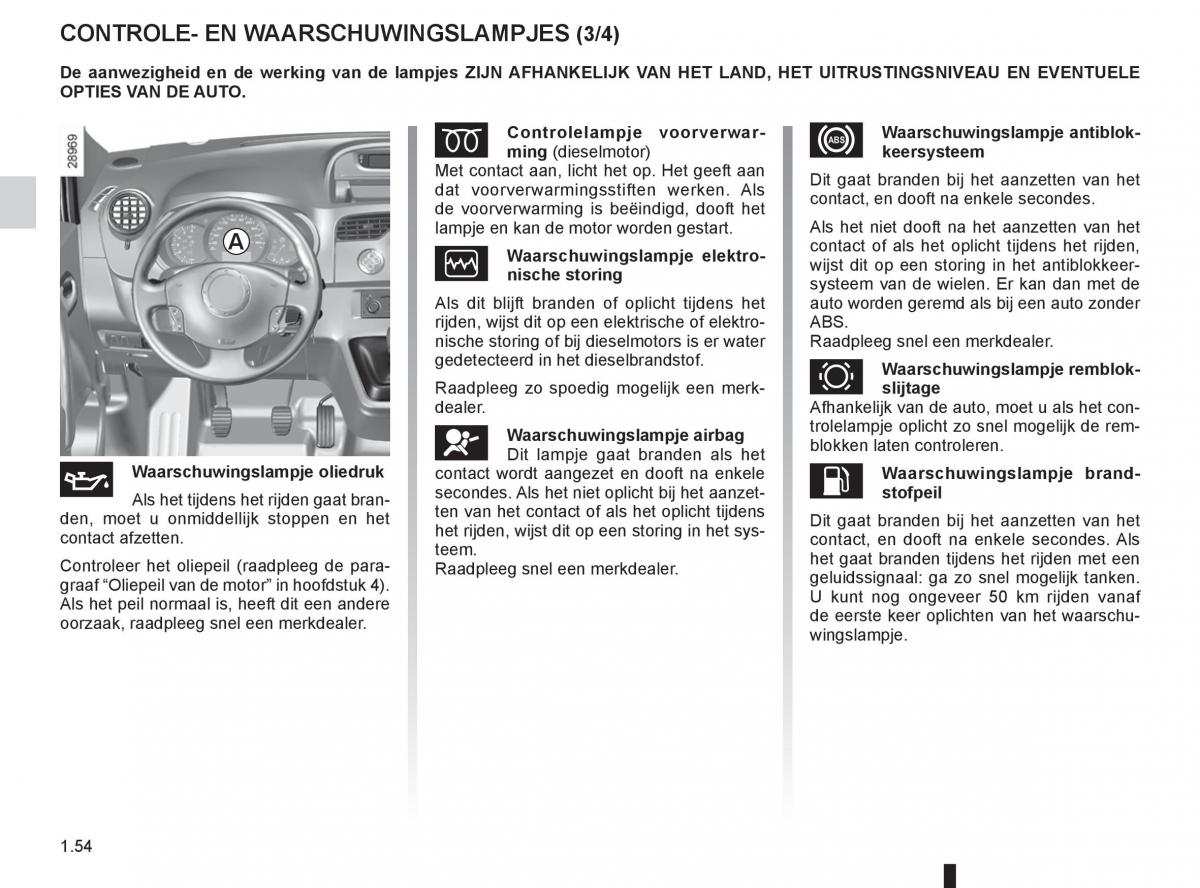 Renault Kangoo II 2 handleiding / page 60