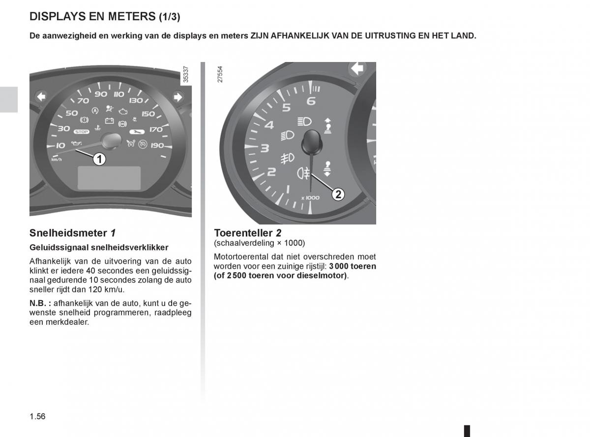 Renault Kangoo II 2 handleiding / page 62