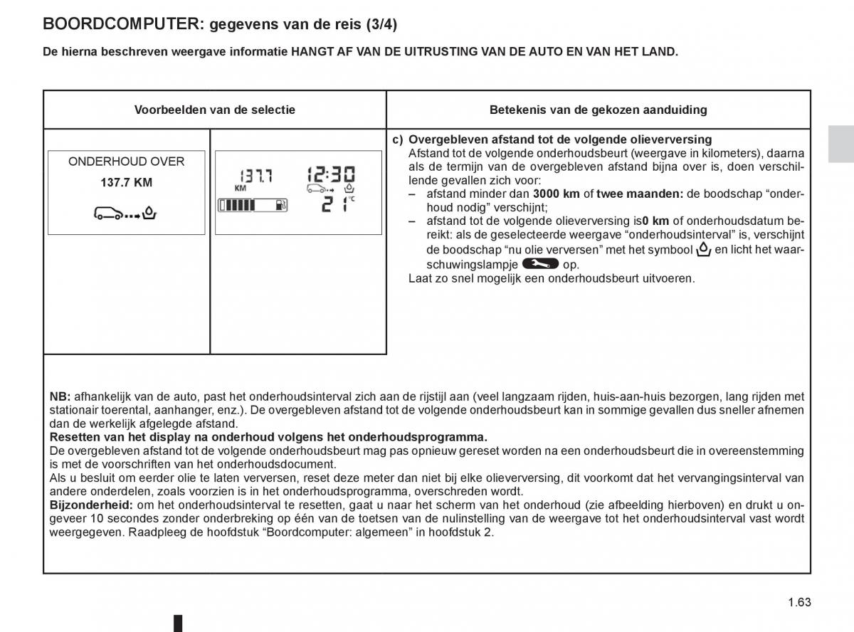 Renault Kangoo II 2 handleiding / page 69