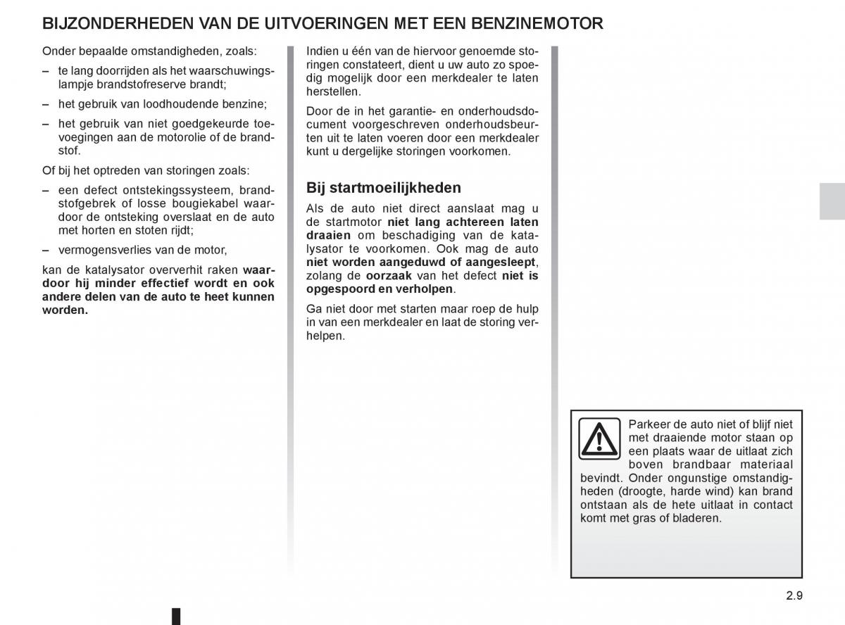 Renault Kangoo II 2 handleiding / page 95