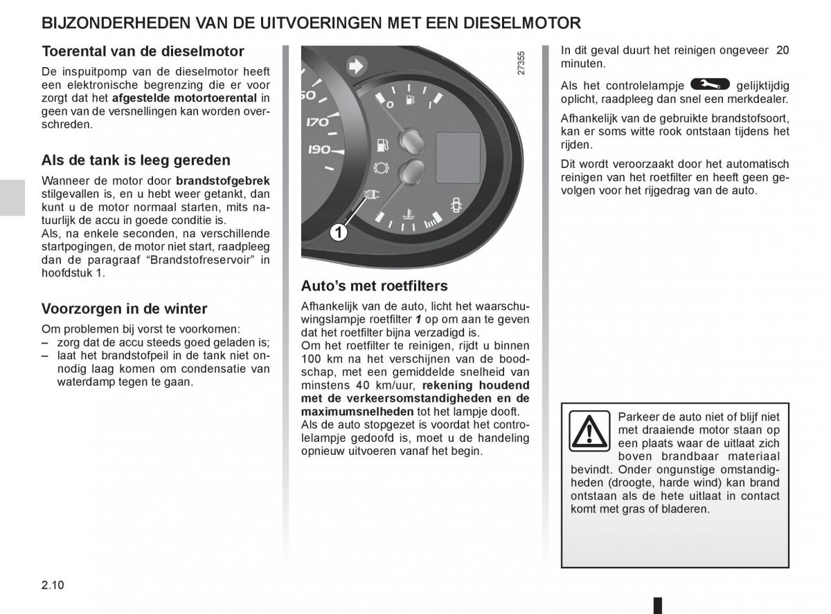 Renault Kangoo II 2 handleiding / page 96