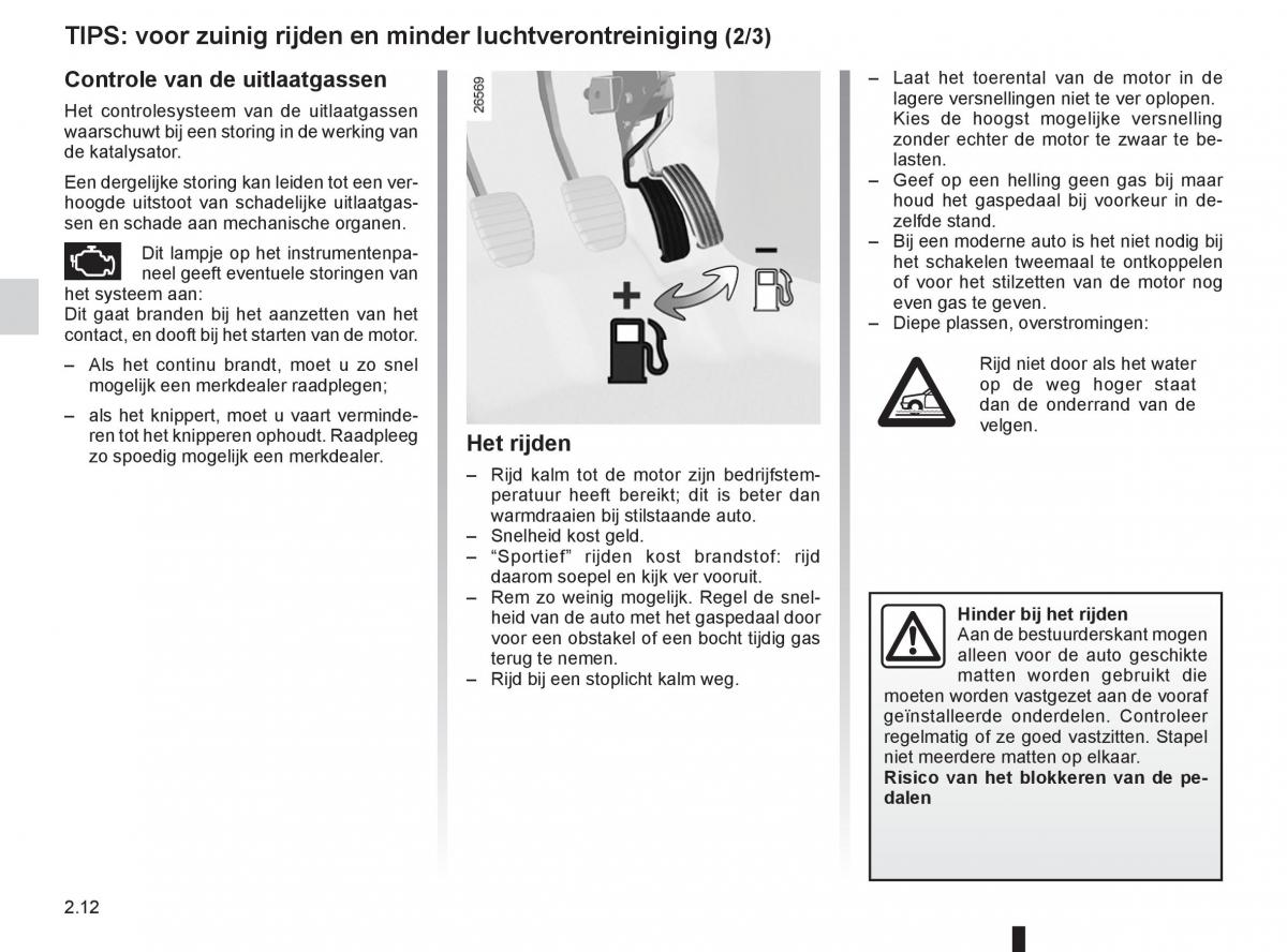 Renault Kangoo II 2 handleiding / page 98