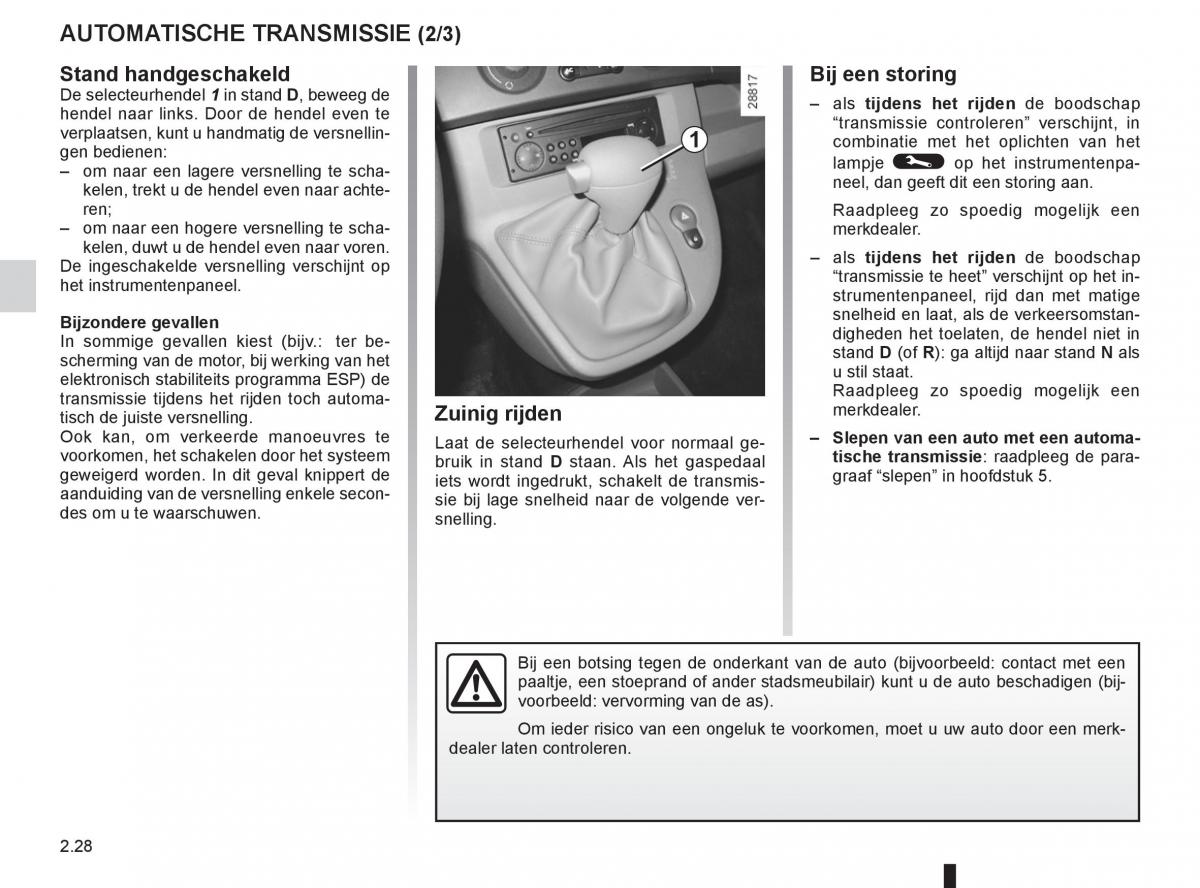 Renault Kangoo II 2 handleiding / page 114