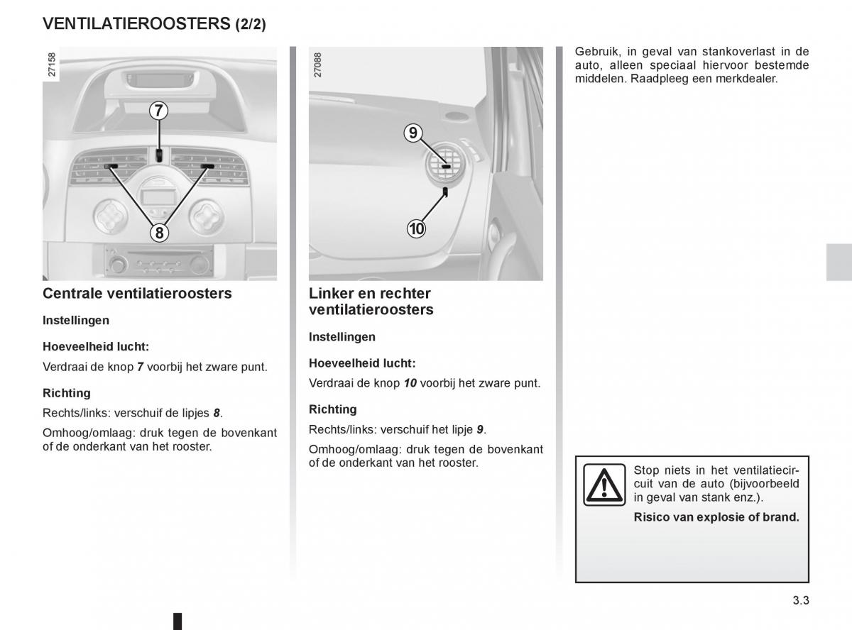 Renault Kangoo II 2 handleiding / page 119