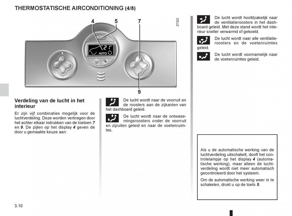 Renault Kangoo II 2 handleiding / page 126