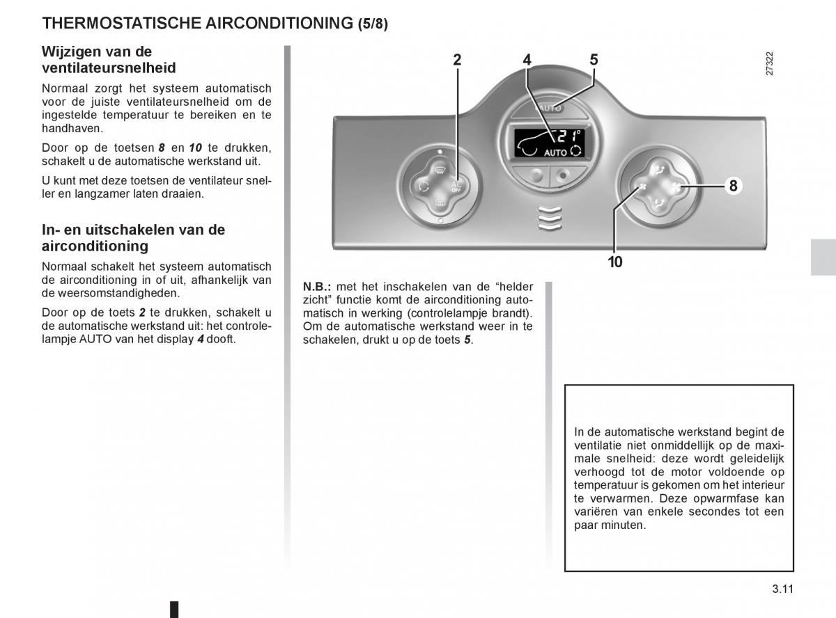 Renault Kangoo II 2 handleiding / page 127