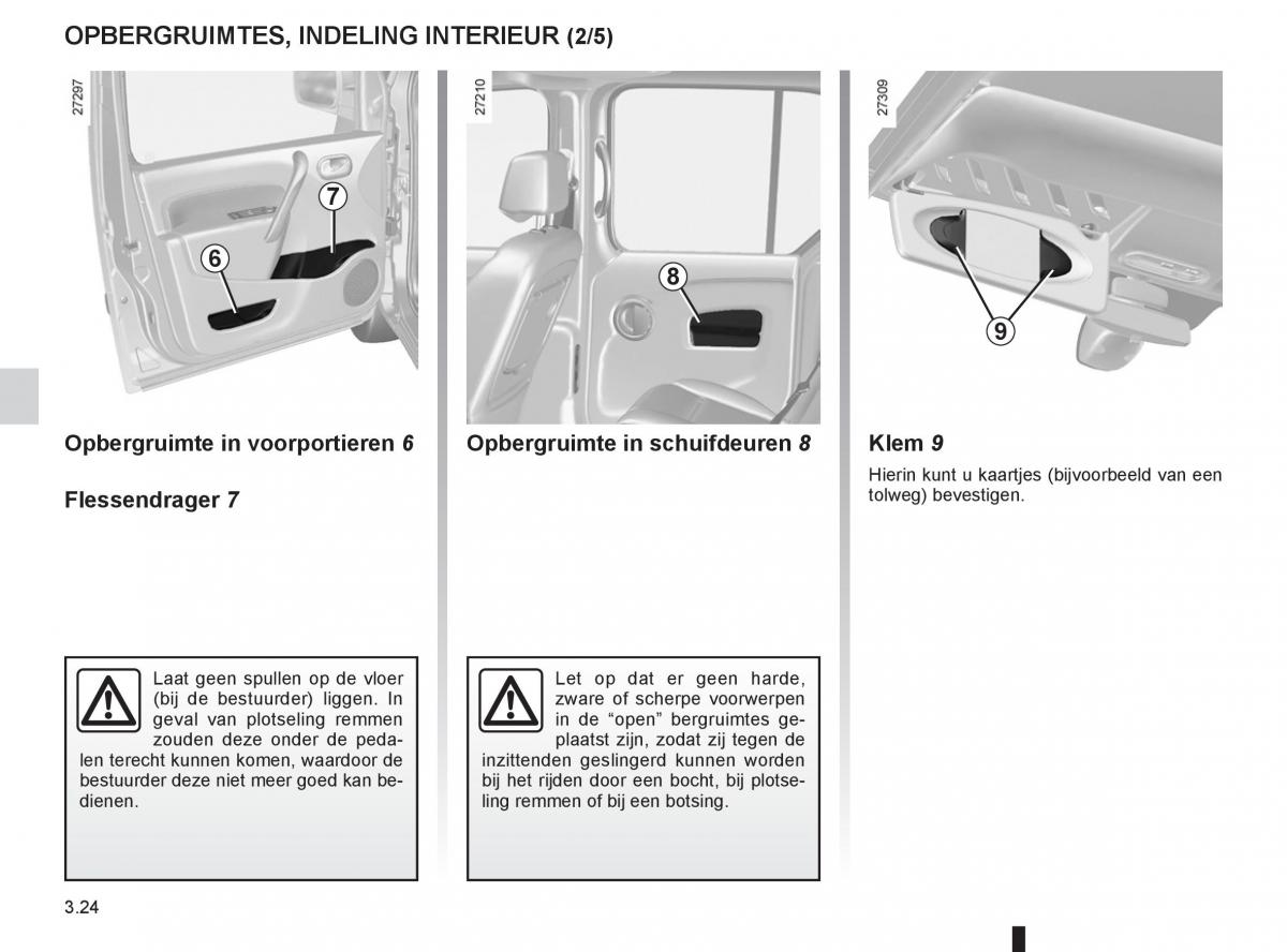 Renault Kangoo II 2 handleiding / page 140