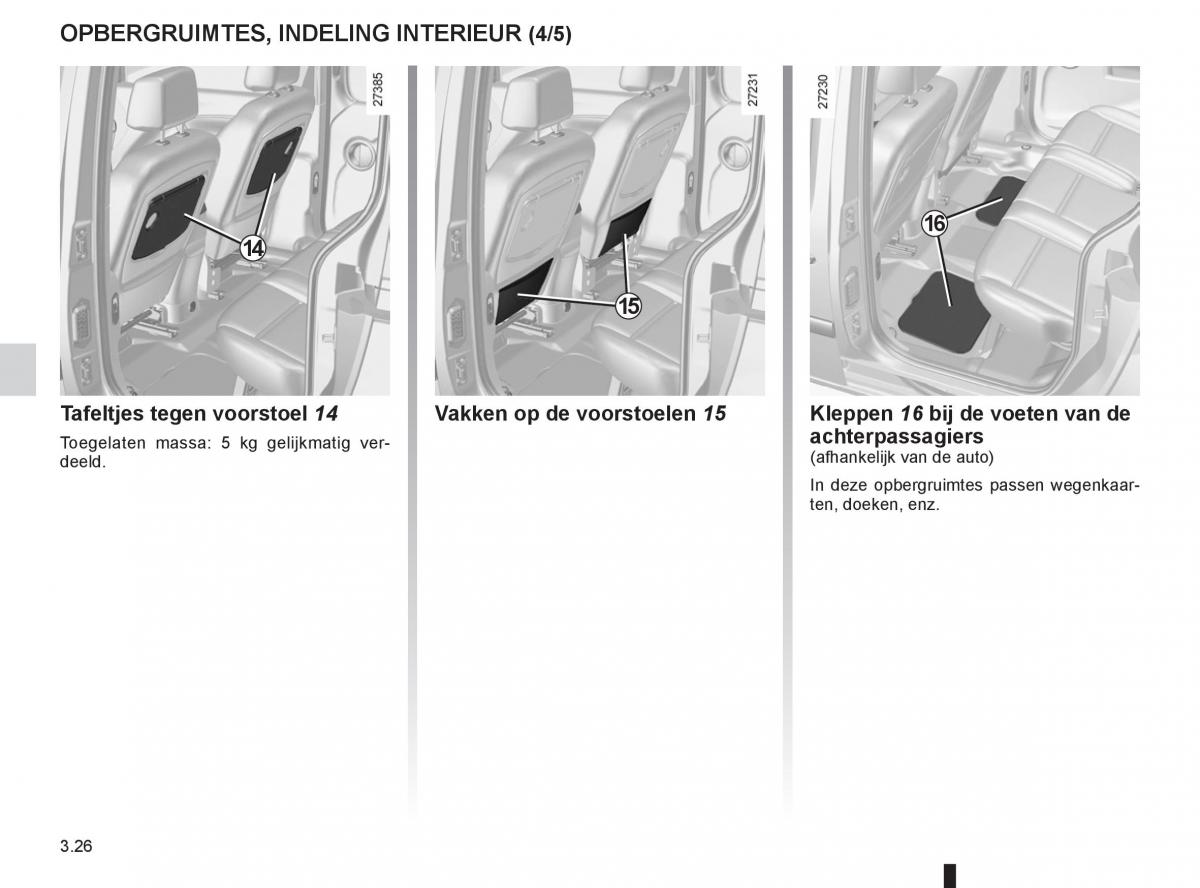 Renault Kangoo II 2 handleiding / page 142