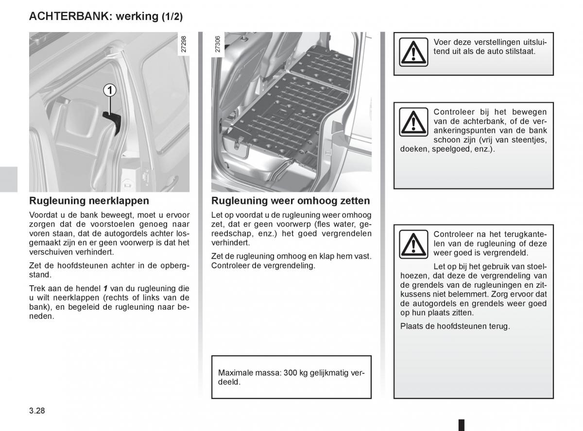 Renault Kangoo II 2 handleiding / page 144