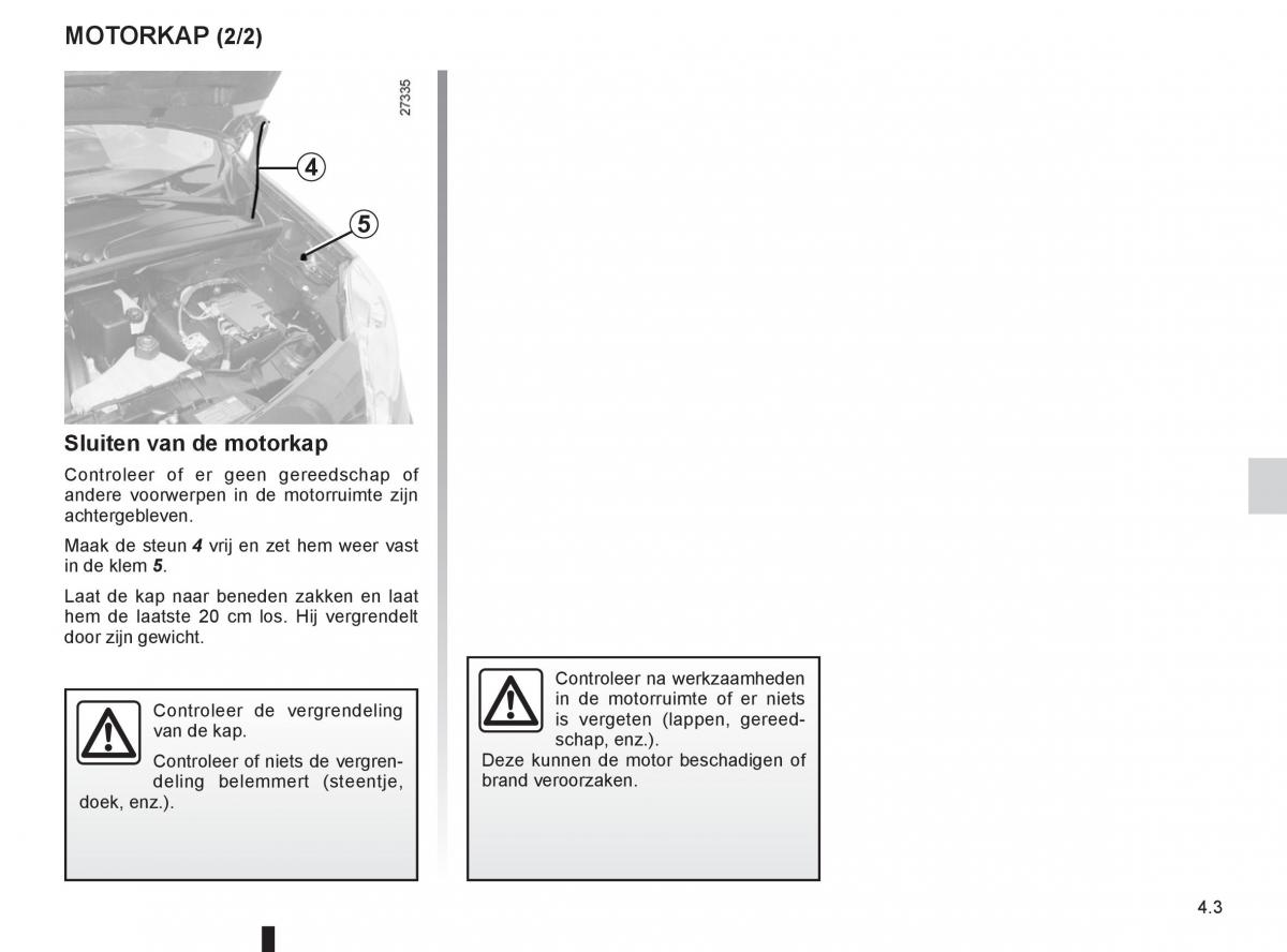 Renault Kangoo II 2 handleiding / page 155