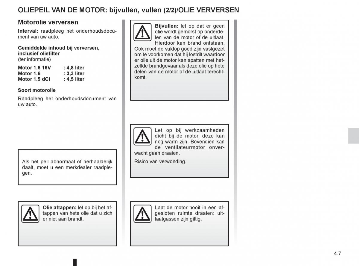 Renault Kangoo II 2 handleiding / page 159