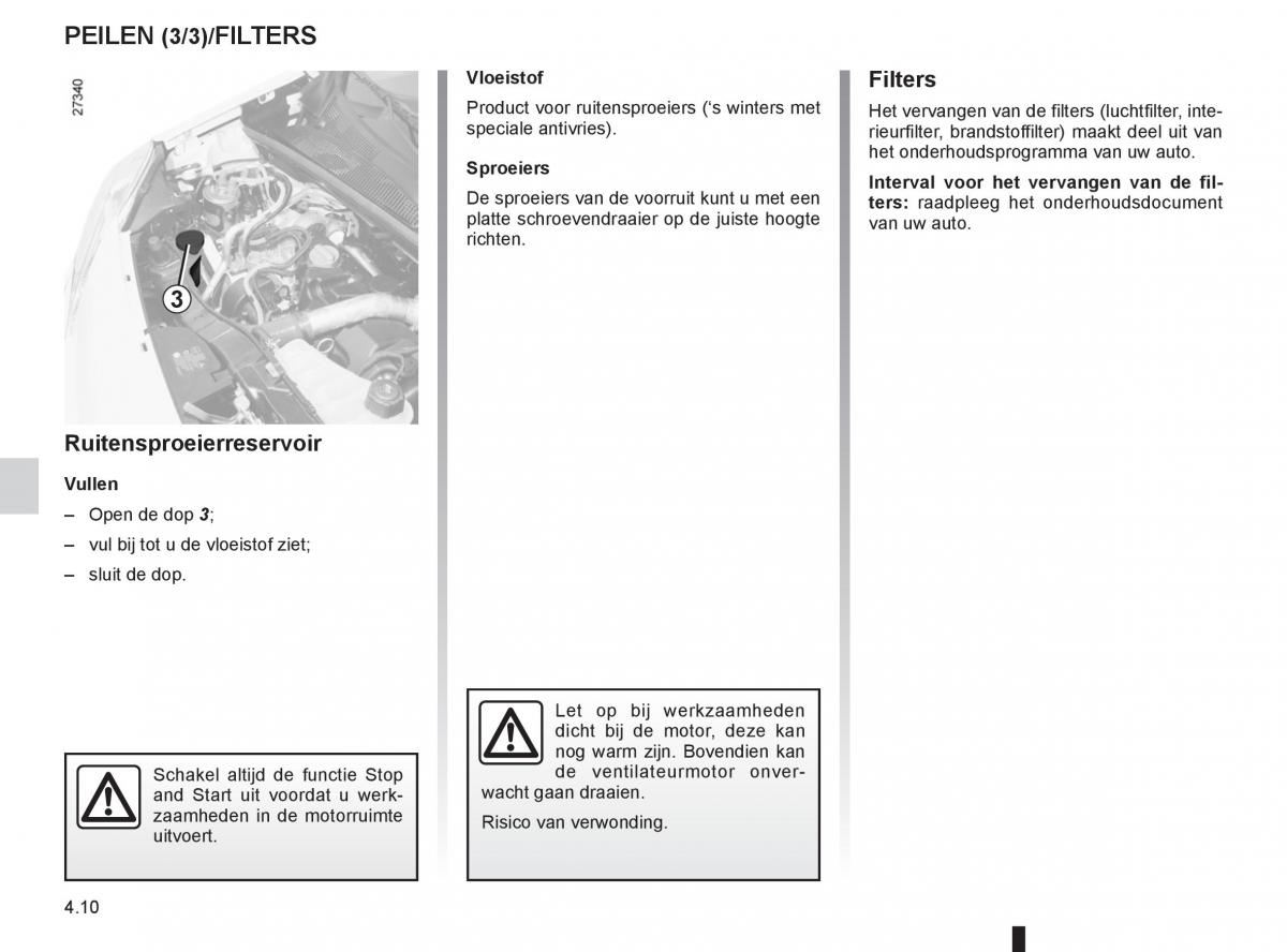 Renault Kangoo II 2 handleiding / page 162