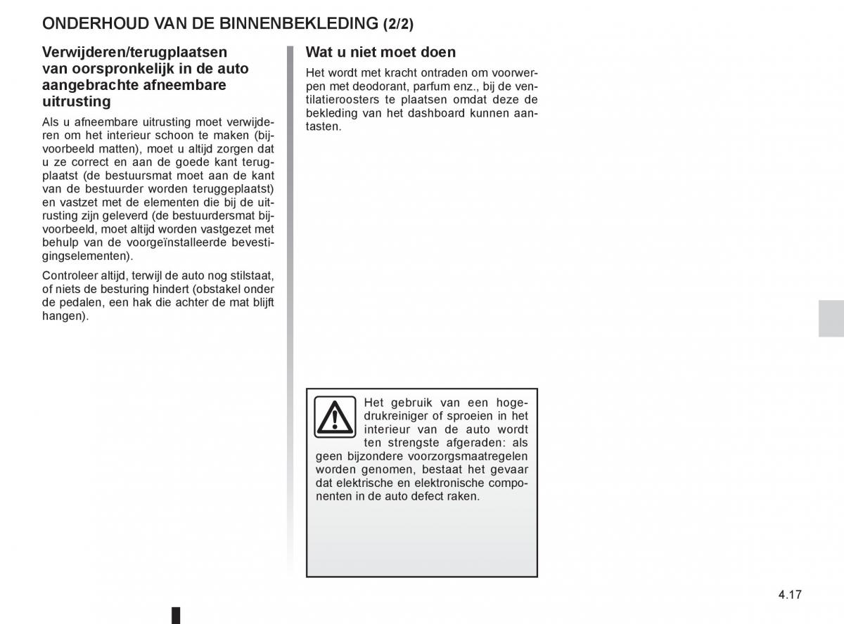 Renault Kangoo II 2 handleiding / page 169