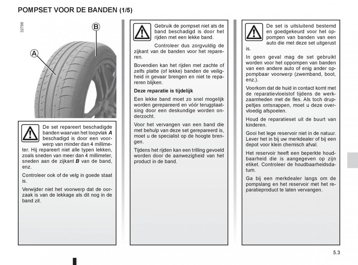 Renault Kangoo II 2 handleiding / page 173