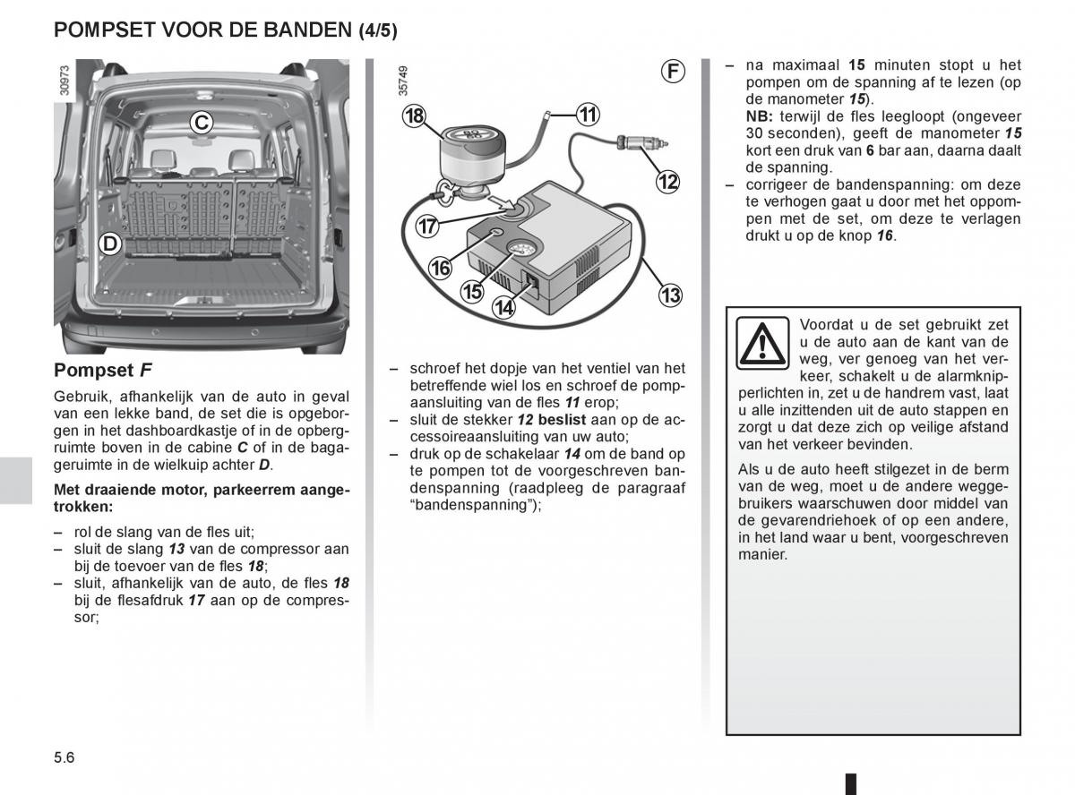 Renault Kangoo II 2 handleiding / page 176