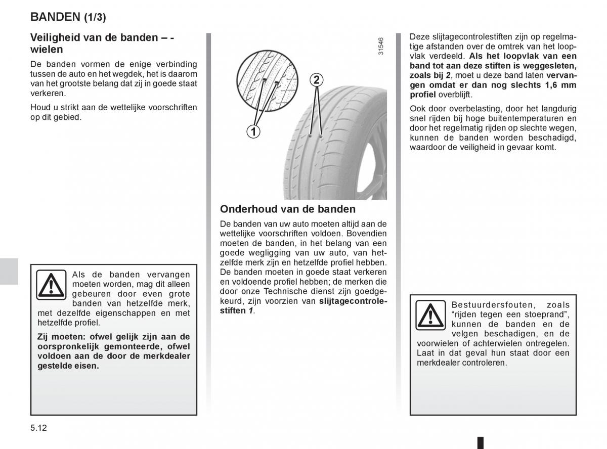 Renault Kangoo II 2 handleiding / page 182