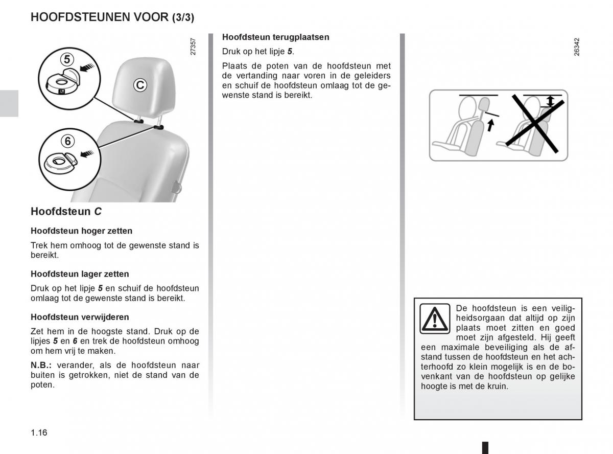 Renault Kangoo II 2 handleiding / page 22