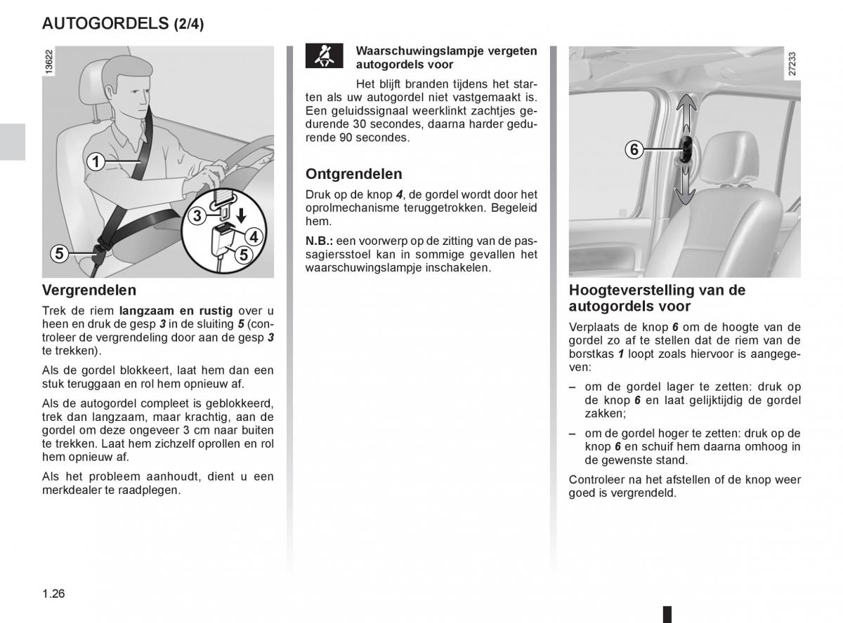 Renault Kangoo II 2 handleiding / page 32