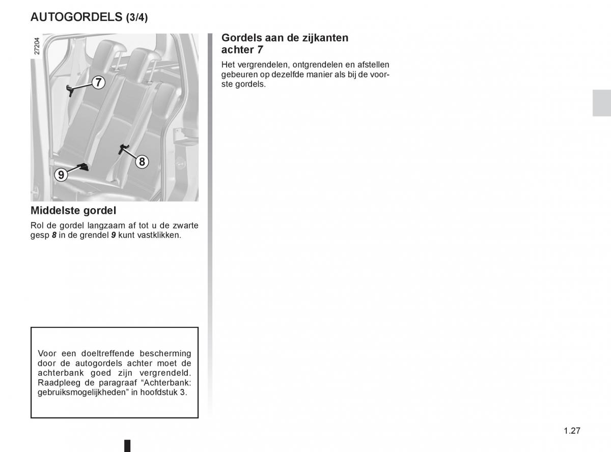 Renault Kangoo II 2 handleiding / page 33