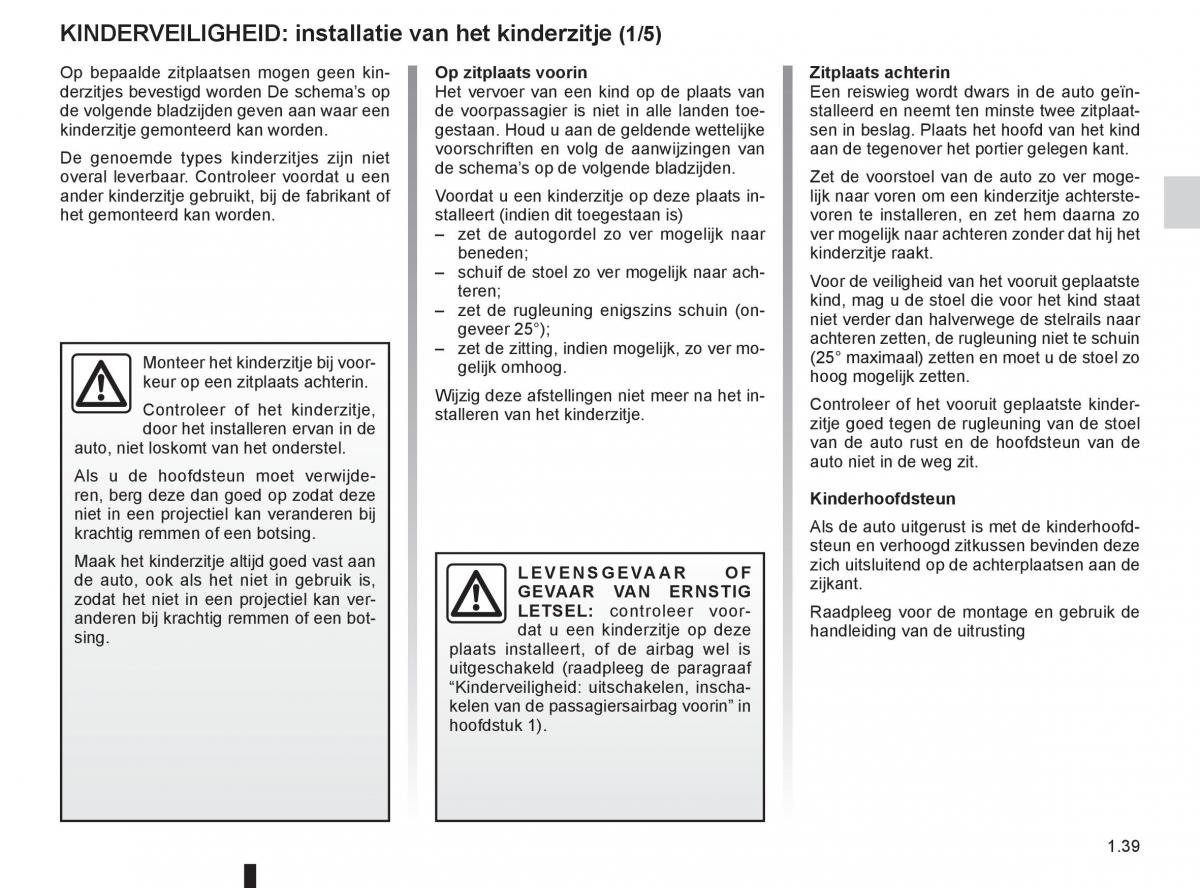 Renault Kangoo II 2 handleiding / page 45