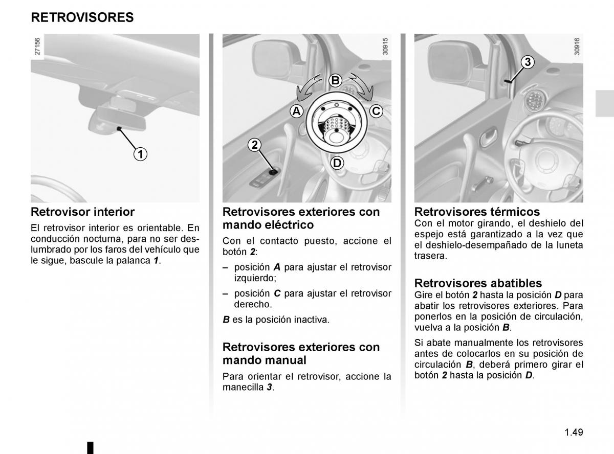 Renault Kangoo II 2 manual del propietario / page 55