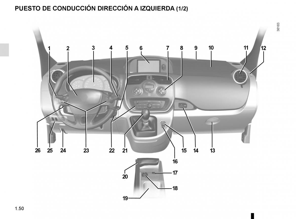 Renault Kangoo II 2 manual del propietario / page 56