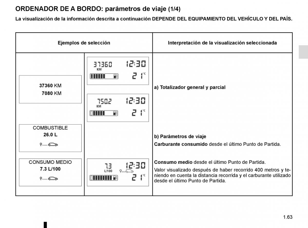 Renault Kangoo II 2 manual del propietario / page 69