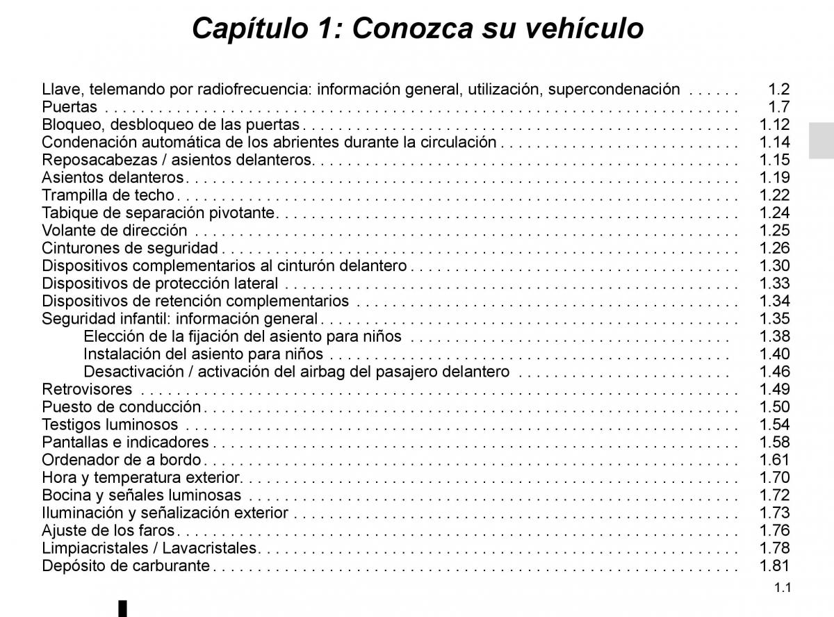 Renault Kangoo II 2 manual del propietario / page 7