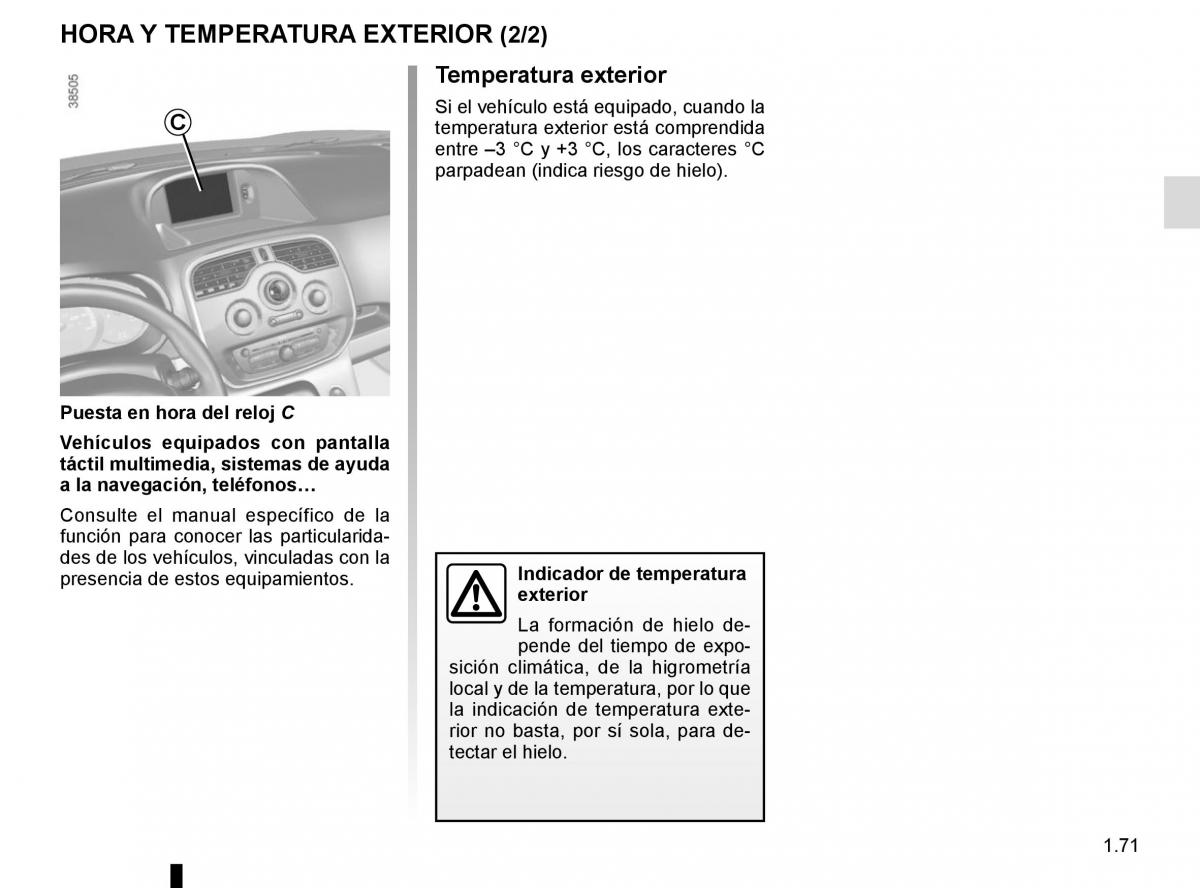 Renault Kangoo II 2 manual del propietario / page 77