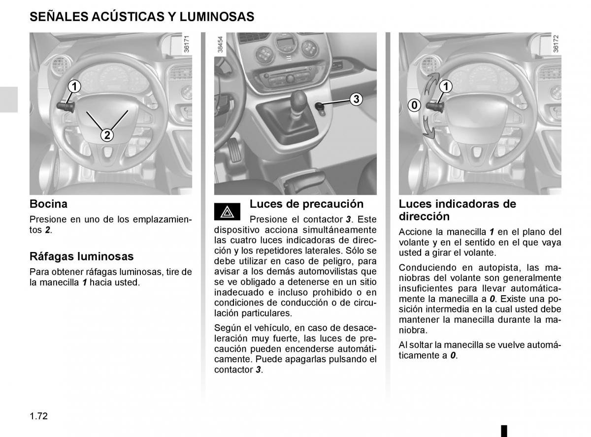 Renault Kangoo II 2 manual del propietario / page 78