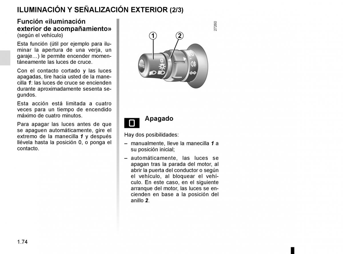 Renault Kangoo II 2 manual del propietario / page 80