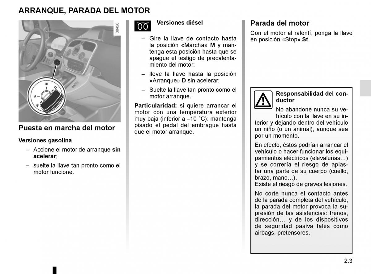 Renault Kangoo II 2 manual del propietario / page 93