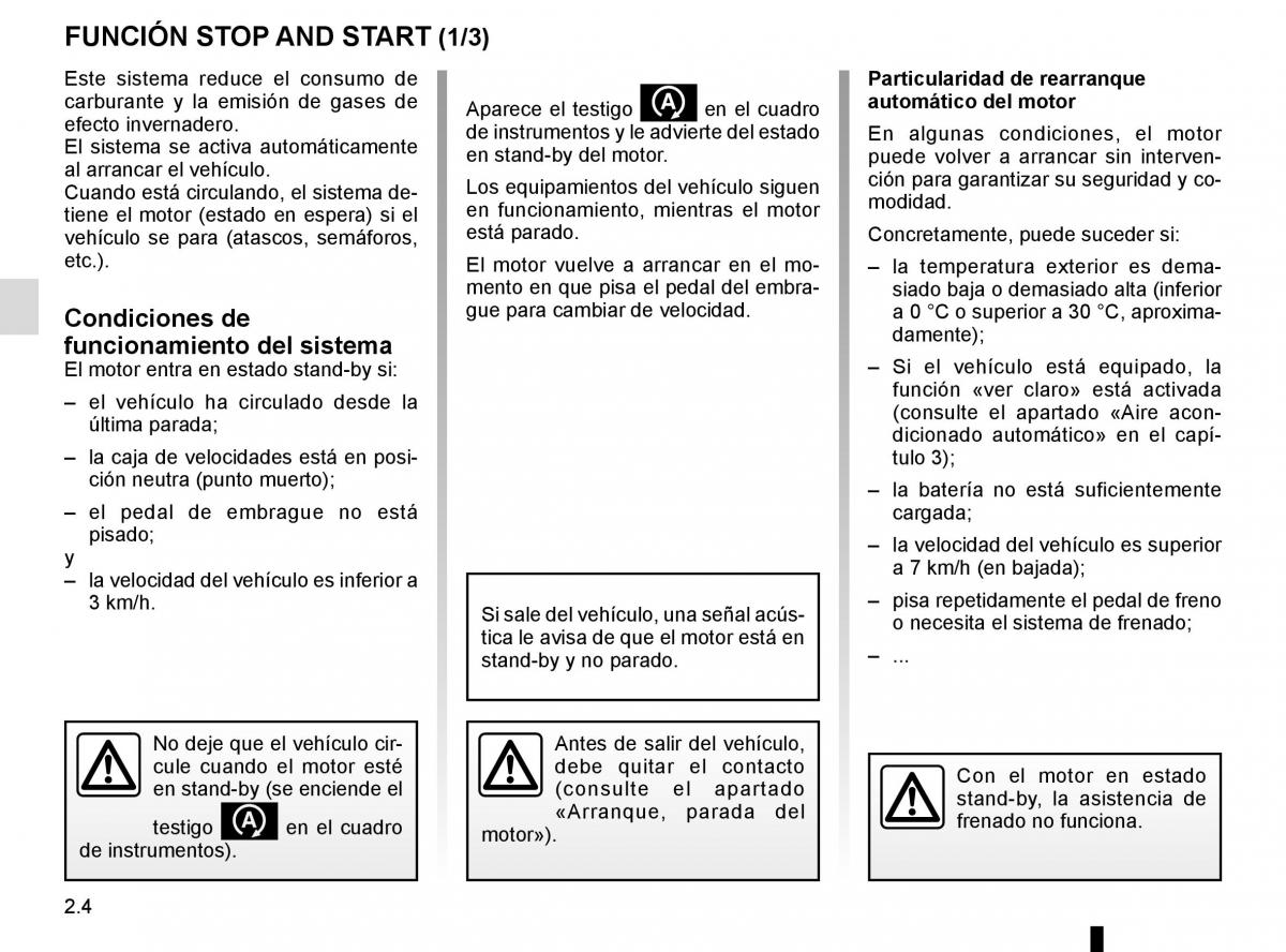 Renault Kangoo II 2 manual del propietario / page 94