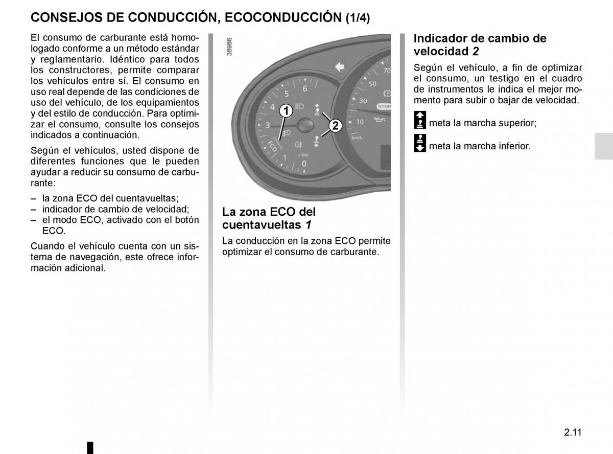 Renault Kangoo II 2 manual del propietario / page 101