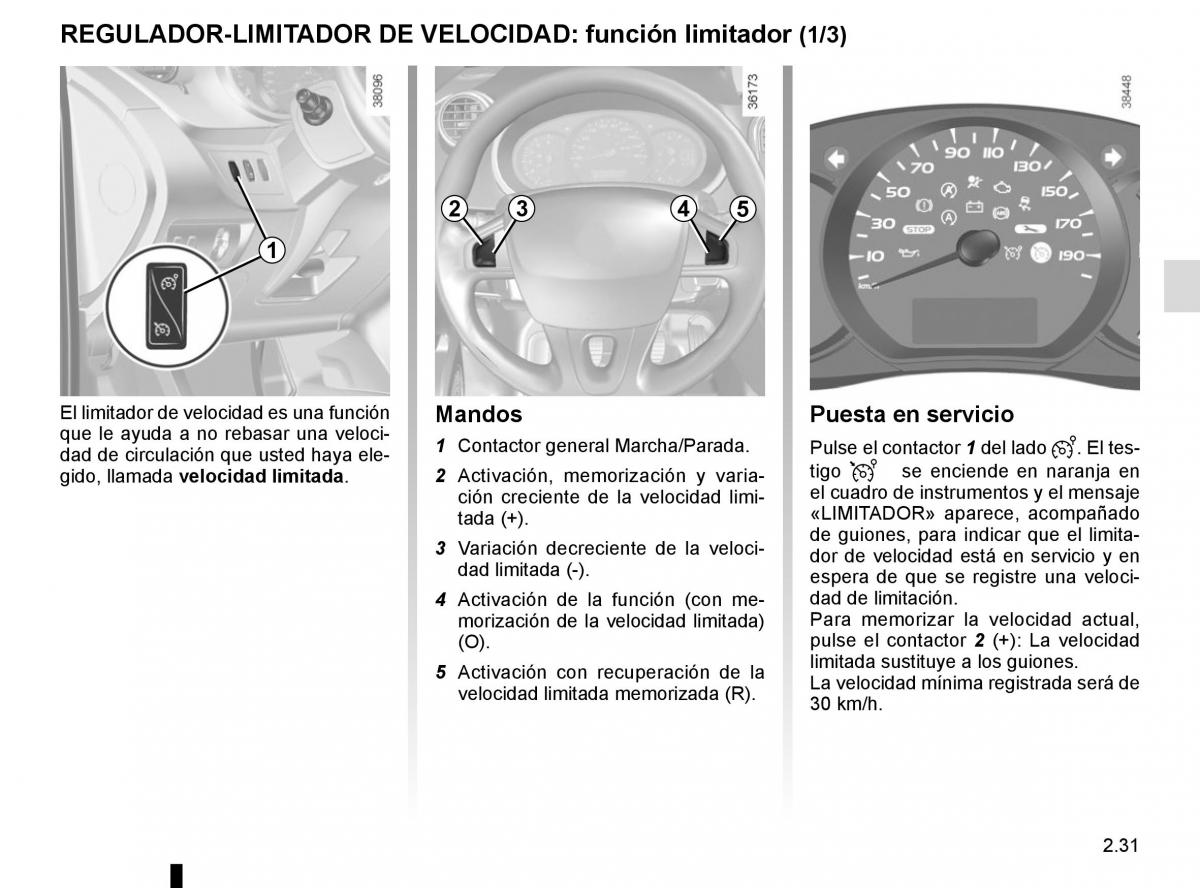 Renault Kangoo II 2 manual del propietario / page 121