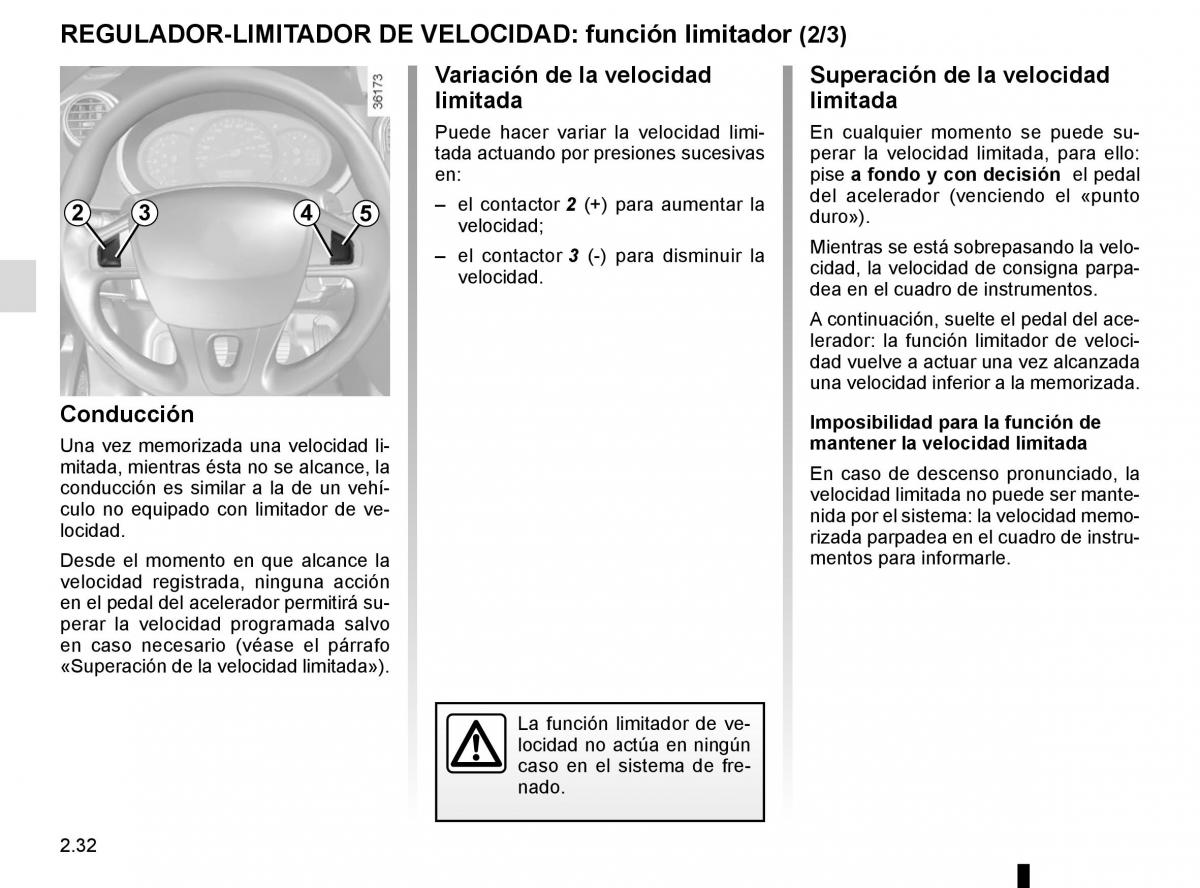 Renault Kangoo II 2 manual del propietario / page 122