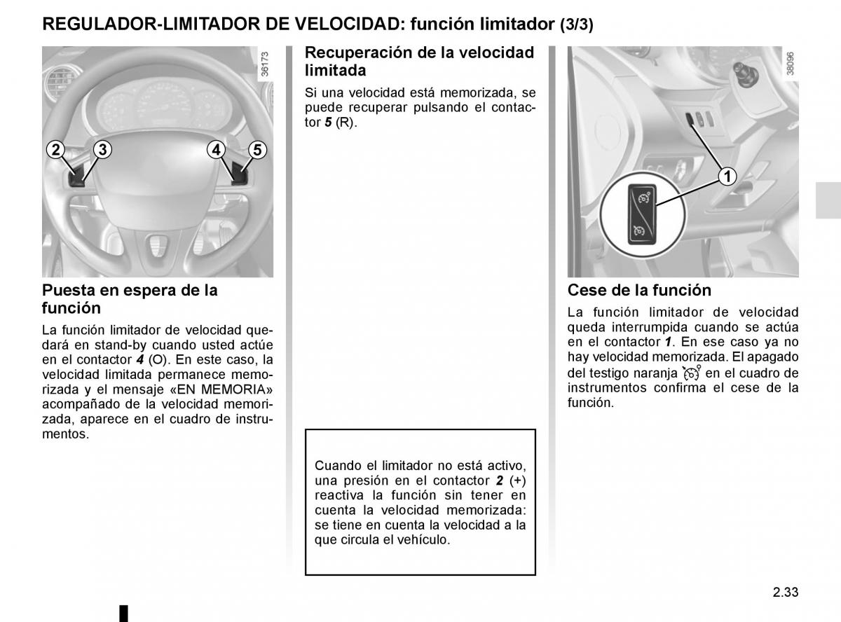 Renault Kangoo II 2 manual del propietario / page 123