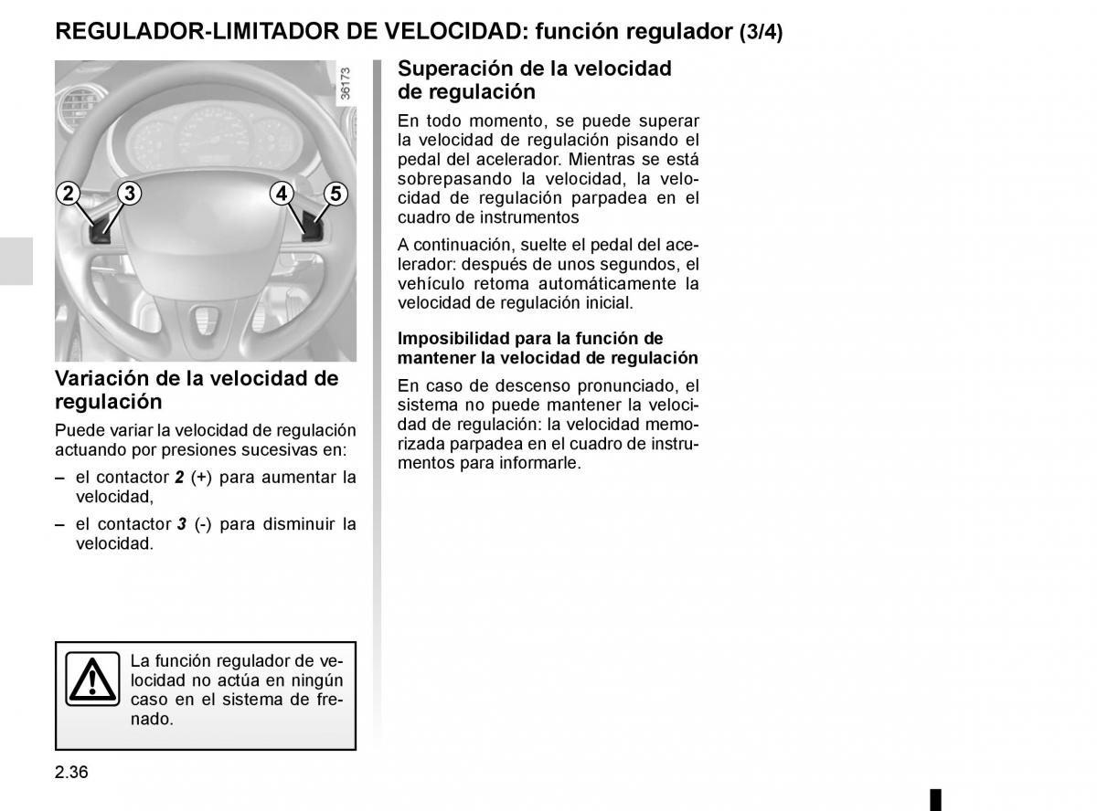 Renault Kangoo II 2 manual del propietario / page 126