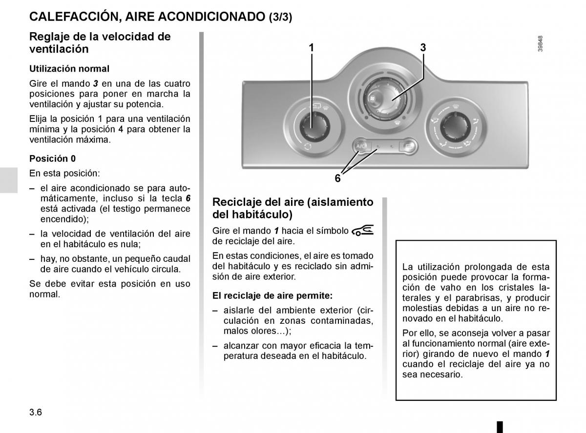 Renault Kangoo II 2 manual del propietario / page 138