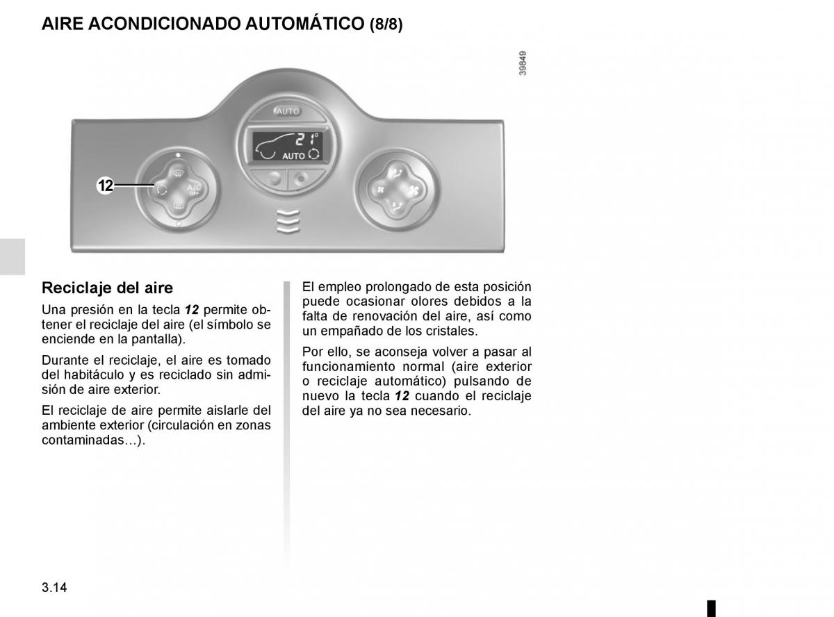 Renault Kangoo II 2 manual del propietario / page 146