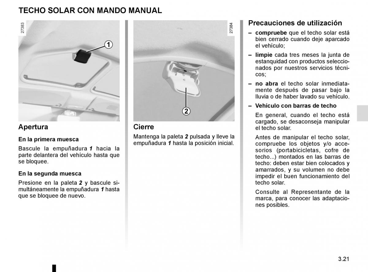 Renault Kangoo II 2 manual del propietario / page 153